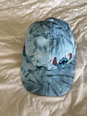 Kids Disney Lilo & Stitch blue tie dye hat cap